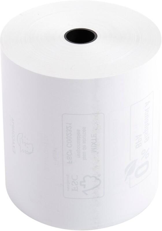 Exacompta Till Roll 80 mm x 70 mm x 12 mm x 72 m 48 gsm White Pack of 48