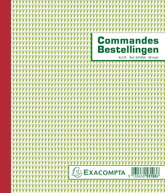 Exacompta Delivery Invoice Book 53103X Dutch/French text Triplicate Pack of 5
