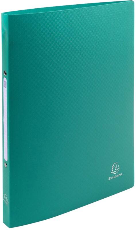 Exacompta OpaK 15 mm Ring Binder PP (Polypropylene) A4 2 Rings Dark Green 54193E Pack of 20