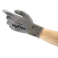 HyFlex Non-Disposable Handling Gloves Nylon, PU (Polyurethane) Size 7 Grey Pack of 12 Pairs of 2 Gloves