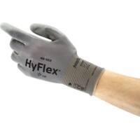 HyFlex Non-Disposable Handling Gloves Nylon, PU (Polyurethane) Size 7 Grey Pack of 6 Pairs of 2 Gloves