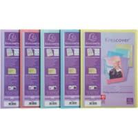 Exacompta Kreacover Pastel Display Book 20 Pockets A5 Assorted Pack of 10