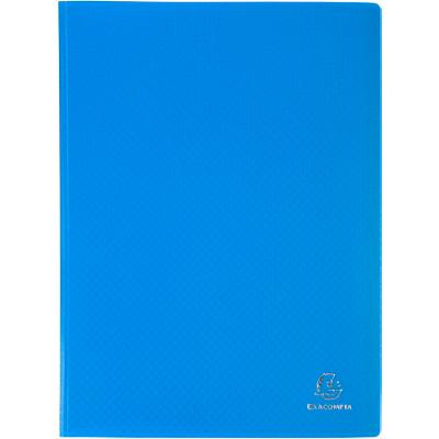 Exacompta Opak Display Book 40 Pockets A4 Light Blue Pack of 10