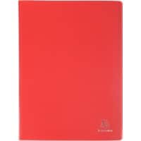 Exacompta Opak Display Book 40 Pockets A4 Red Pack of 10