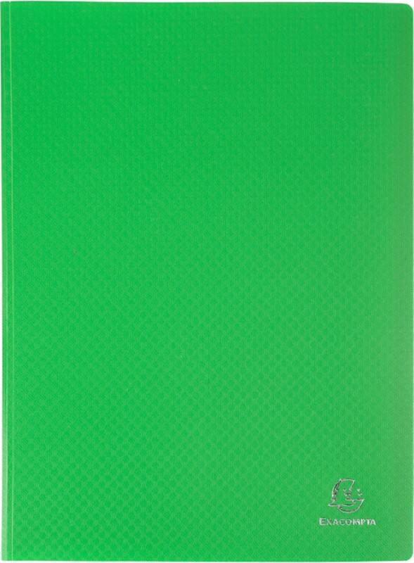 Exacompta OpaK Display Book 50 Pockets A4 Light Green Pack of 10