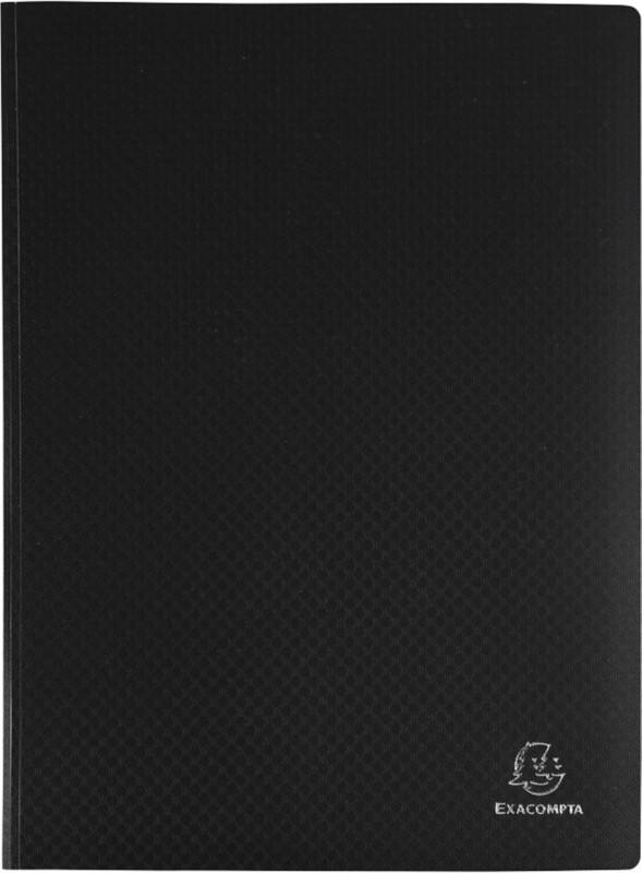 Exacompta OpaK Display Book 20 Pockets A4 Black Pack of 20