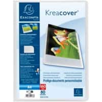 Exacompta Kreacover Display Book 80 Pockets Frosted Pack of 8