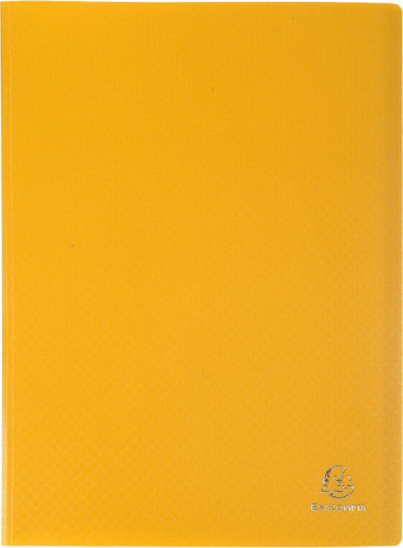 Exacompta OpaK Display Book 60 Pockets A4 Yellow Pack of 8