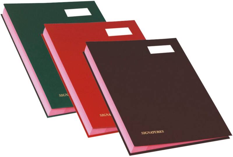 Exacompta Signature Book A4 Assorted 22120E 24 (W) x 1.7 (D) x 32.7 (H) cm Pack of 5