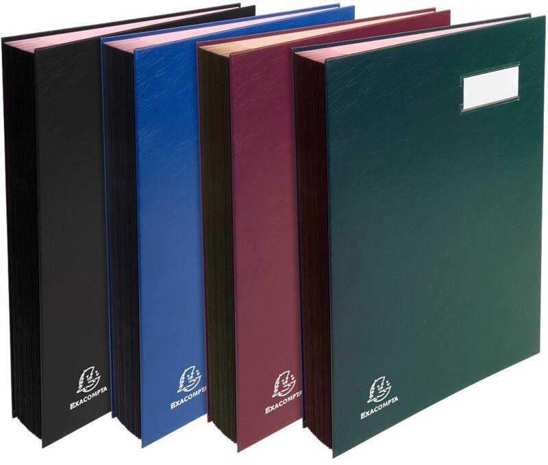 Exacompta Signature Book A4 Assorted 22240E 24 (W) x 2.5 (D) x 32.7 (H) cm Pack of 5