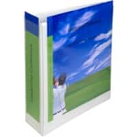 Exacompta Kreacover Lever Arch File A4 Maxi 60 mm White 2 ring 53955E Cardboard, PP (Polypropylene)  Pack of 10