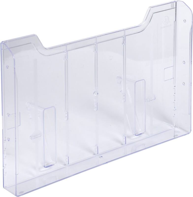 Exacompta Office Literature Display Transparent 64158D 32.7 x 8 x 21.3 cm