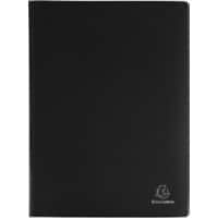Exacompta OpaK Display Book 60 Pockets A4 Black Pack of 8