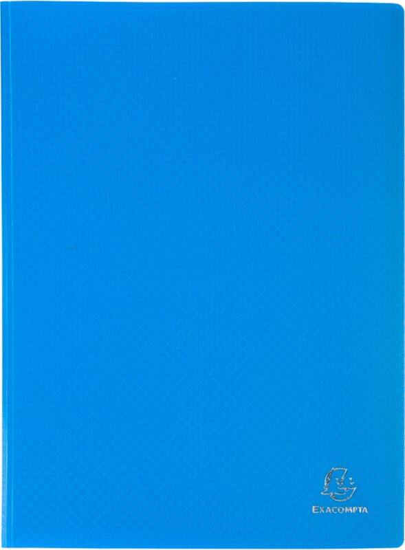 Exacompta OpaK Display Book 60 Pockets A4 Light Blue Pack of 8