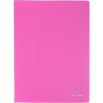 Exacompta OpaK Display Book 60 Pockets A4 Pink Pack of 8