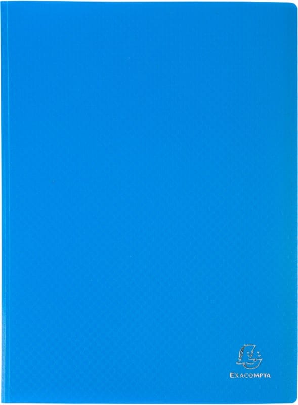 Exacompta OpaK Display Book 80 Pockets Light Blue Pack of 8
