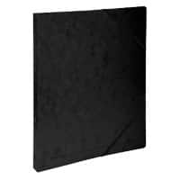 Exacompta Genuine Premium Pressboard 15 mm Ring Binder Mottled pressboard A4 2 ring Black 542551E Pack of 10