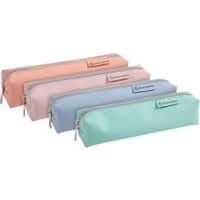 Exacompta Aquarel Pencil Case 8 x 8 x 22.5 cm Multicolour 52580E Pack of 6