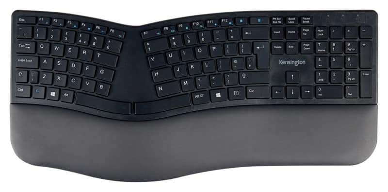 Kensington Pro Fit Ergo Wireless Full-Size Keyboard K75401UK QWERTY USB-A Receiver Black