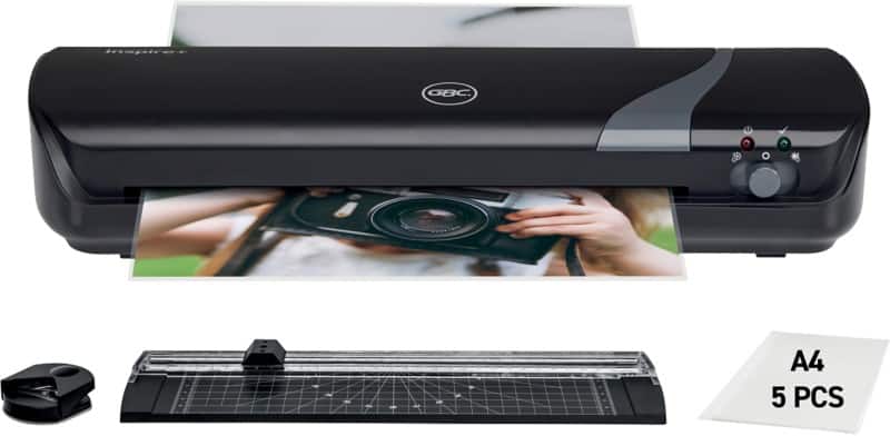 GBC Inspire+ 4-in-1 A4 Laminator Set 4410035 250 mm/min. 4 min Warm-Up Period Up to 2 x 125 (250) Microns