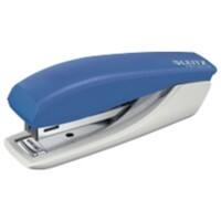 Leitz NeXXt Recycle Mini Stapler 5617 CO2 Compensated Half Strip Blue 10 Sheets No.10 81% Recycled Plastic