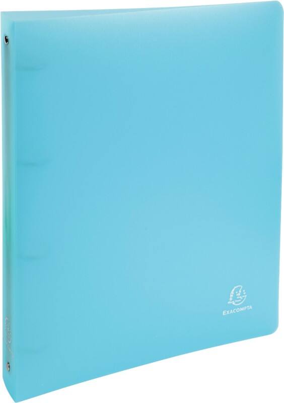 Exacompta Chromaline Pastel 30 mm Ring Binder PP (Polypropylene) A4+ 4 Rings Pastel Blue 51972E 1Pack of 5