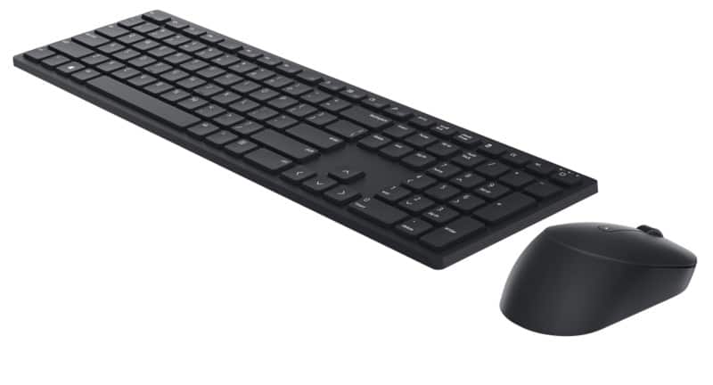 Dell Pro Keyboard and Mouse Wireless QWERTY (GB) Black KM5221W