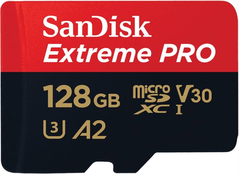 SanDisk Extreme PRO microSDXC Memory Card 128 GB Class 10