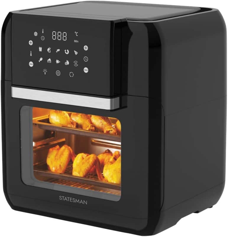 Statesman Digital Air Fryer SKAO11015BK 11 L Plastic Black