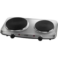 Russell Hobbs Mini Double Electric Hotplate 15199 Silver