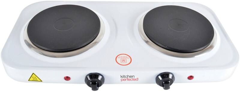 Lloytron Kitchen Perfected Electric Hotplate Double E4202WH White