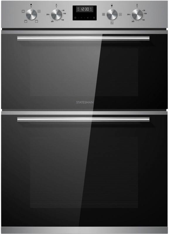 Statesman Built-In Electric Multifunctional Double BDM373SS Electric Oven 105 L