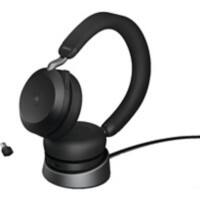 Jabra Evolve2 75 Link390 Wireless Headset Over-the-head USB With Bluetooth Active Noise Cancelling Stereo Black