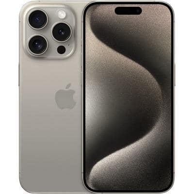 Apple Smartphone iPhone 15 Pro Natural Titanium | Viking Direct UK