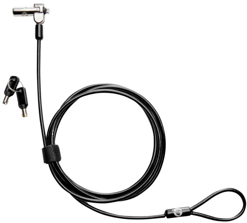 HP Keyed Cable Lock Cable length 1.83 m Black
