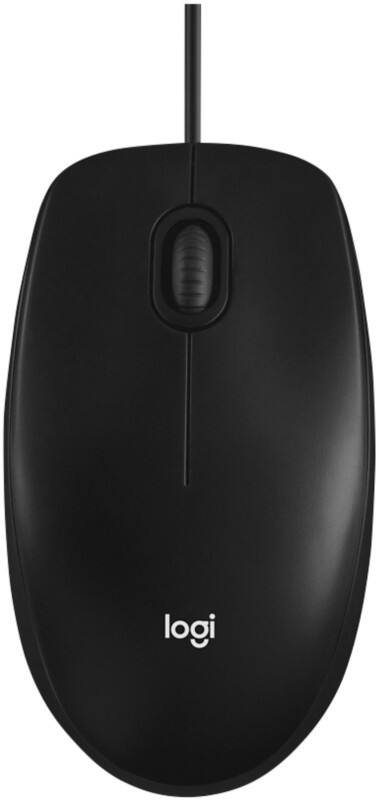 Logitech M100 Mouse Wired Black