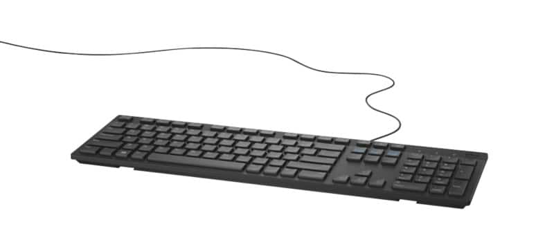 Dell Wired Black QWERTY Keyboard