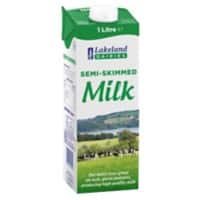 Lakeland DAIRIES UHT Semi Skimmed Milk 1.5 % 1 L Pack of 12