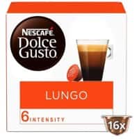 NESCAFÉ Dolce Gusto Coffee Capsules Lungo Intensity 6 Arabica Pack of 16 of 89.6 g