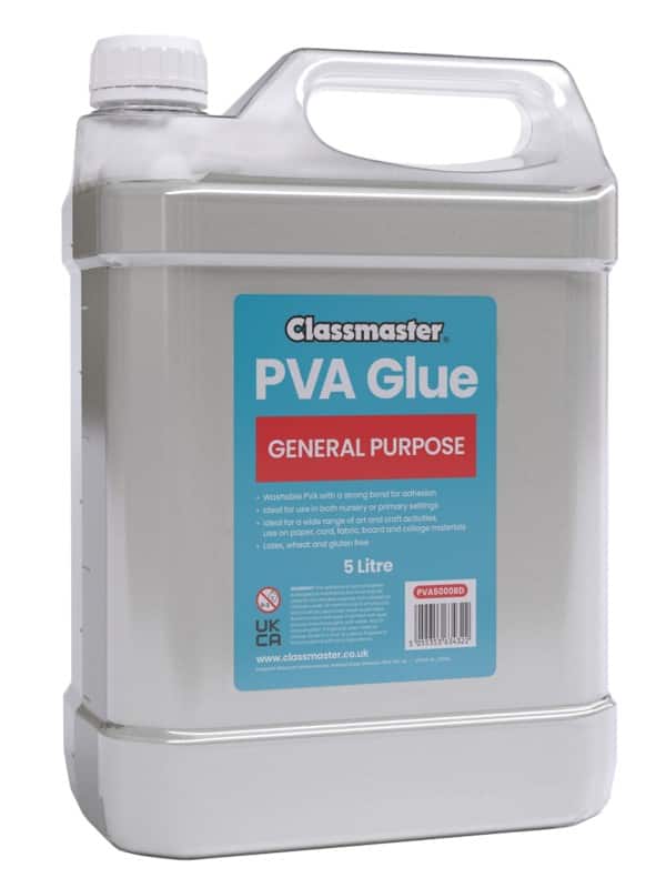 CLASSMASTER General Purpose PVA Glue Liquid White 5 L