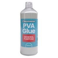 CLASSMASTER General Purpose PVA Glue Liquid White 600 ml