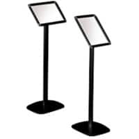 Seco Menu Board A3 Metal Black DMB-3/3BLK