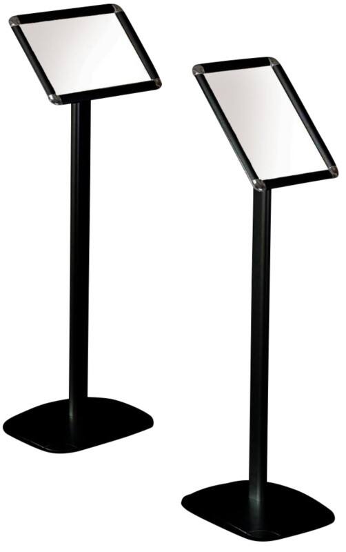 Seco Menu Board A4 Metal Black DMB-3/4BLK