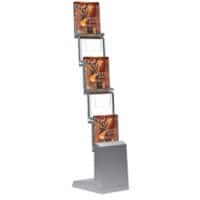 Seco Seco Literature Display A4 Metal Grey PZZ-2