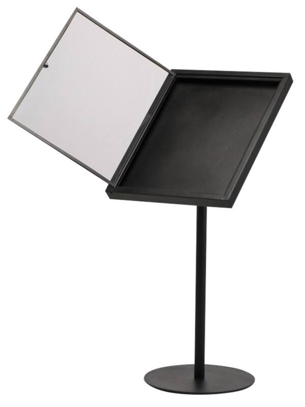 Seco Menu Board A4 Metal Black RESBOARD4A4