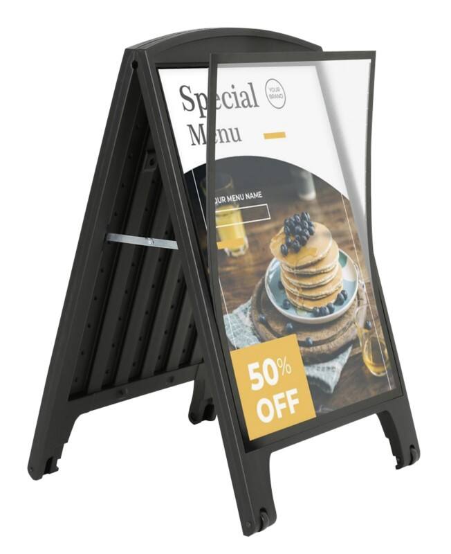 Seco Pavement Sign A1 Plastic Black SSDA1-BLACK
