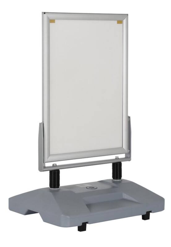 Seco Forecourt Sign A0 Metal Grey Weather proof WFS-1/0