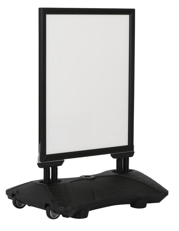 Seco Forecourt Sign 30 x 40 cm Metal Black WPF-1/34BLK