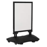 Seco Forecourt Sign 30 x 40 cm Metal Black WPF-1/34BLK