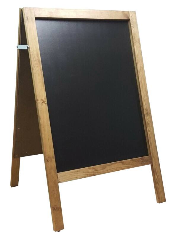 Seco Pavement Sign Wood Brown Weather proof WAB-1/MDW